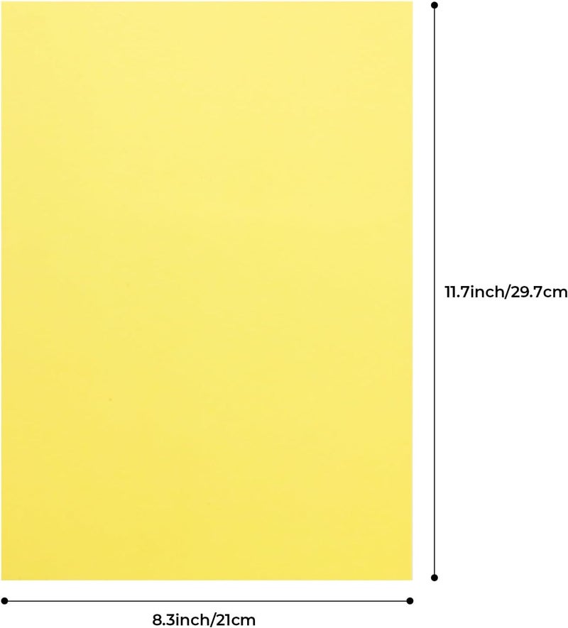 MG 100 Sheets Colored Copy Printing Paper 5 Assorted Colors, 8.3 X 11.7 in Construction Paper for Card Making Scrapbooking School Office DIY Craft - Image 2